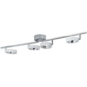 KHG LED-Deckenstrahler 4-flammig Acrylringe - silber - Materialmix - 84,6 cm - 9,5 cm - cm 19,6 | Möbel Kraft