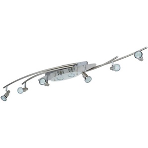 KHG LED-Deckenstrahler - silber - Materialmix - 127 cm - 10 cm - 12,5 cm | Möbel Kraft