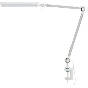KHG LED-Klemmleuchte 1-flammig weiß mit Touchpad - weiß - Materialmix - 70,3 cm - 132,8 cm - cm 66,7 | Möbel Kraft