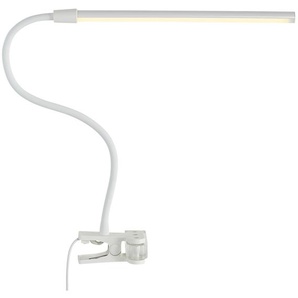 KHG LED-Klemmleuchte  1-flammig  Weiß   ¦ weiß ¦ Maße (cm): B: 60 H: 37 T: 7.5