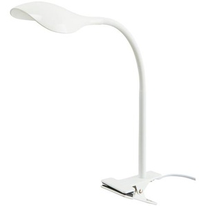 KHG LED-Klemmleuchte  1-flammig  weiß   ¦ weiß ¦ Maße (cm): B: 10 H: 47 T: 6.0