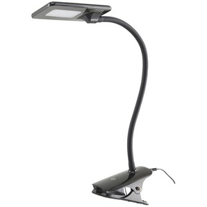 KHG LED-Klemmleuchte, schwarz - schwarz - Materialmix - 28,5 cm - 31,5 cm - 7,3 cm | Möbel Kraft