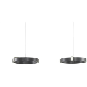 KHG LED-Pendelleuchte 4-flammig anthrazit ¦ schwarz ¦ Maße (cm): B: 83 H: 212 T: 28.0