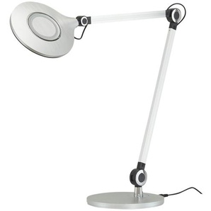 Meisterleuchten LED-Schreibtischleuchte, 1-flammig, silberfarben - silber - Materialmix - 20,1 cm - 49,7 cm - 20,1 cm | Möbel Kraft