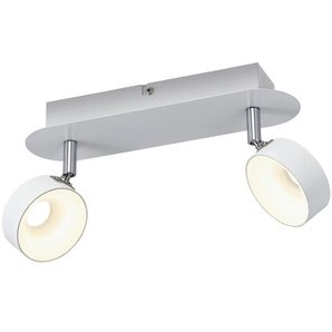 KHG LED-Spot 2-flammig weiß - weiß - Materialmix - 28 cm - 15 cm - cm 8,0 | Möbel Kraft