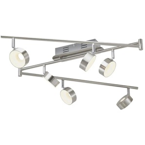KHG LED Spot 6-flammig | silber | 180,5 cm | 21 cm | cm 8,0 |