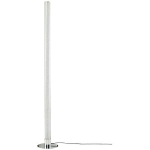 KHG LED-Stehleuchte  1-flammig  chrom  mit Kristallapplikation   ¦ silber ¦ Maße (cm): H: 120  Ø: 18