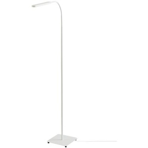 KHG LED-Stehleuchte  1-flammig weiß mit Schwanenhals   ¦ weiß ¦ Maße (cm): B: 43 H: 138 T: 21.0