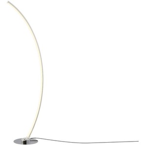 KHG LED-Stehleuchte, chrom mit Farbwechsler - silber - Materialmix - 43,5 cm - 142 cm - 25 cm | Möbel Kraft