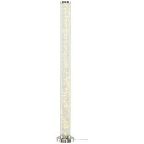 KHG LED-Stehleuchte  Säule `Stars´   ¦ silber ¦ Maße (cm): H: 100  Ø: 13
