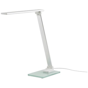 KHG LED-Tischeuchte, 1-flammig - weiß - Materialmix - 32 cm - 36 cm - 10,5 cm | Möbel Kraft