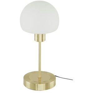 KHG LED-Tischleuchte 1-flammig messingfarben mit Touchdimmer - gold - Materialmix - 31,5 cm - 13.5 | Möbel Kraft