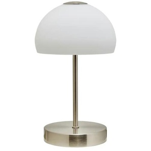 KHG LED- Tischleuchte  1-flammig  mit Touchdimmer   ¦ silber ¦ Maße (cm): H: 25  Ø: 13