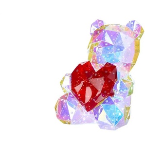 KHG LED Tischleuchte ¦ rot ¦ Maße (cm): B: 20,5 H: 32 T: 26.0