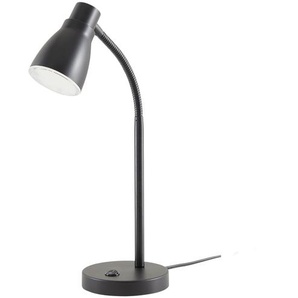 KHG LED-Tischleuchte, schwarz mit flexiblen Arm - schwarz - Materialmix - 43,5 cm - [11.5] | Möbel Kraft