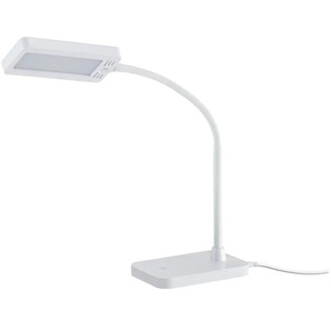KHG LED-Tischleuchte weiß - weiß - Materialmix - 16 cm - 40 cm - cm 10,0 | Möbel Kraft
