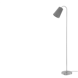 KHG Leseleuchte 1-flammig Stoffschirm grau | grau | 180 cm | 22.0 |