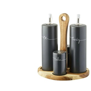 KHG Menage 5-teilig | grau | 18,5 cm | 21,5 cm | cm 8,5 |