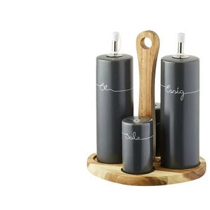 KHG Menage 5-teilig - grau - Materialmix - 18,5 cm - 21,5 cm - cm 8,5 | Möbel Kraft