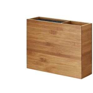 KHG Messerblock | holzfarben | 9 cm | 21,5 cm |