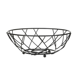 KHG Obstkorb rund | schwarz | Edelstahl | 11 cm | 30.0 |