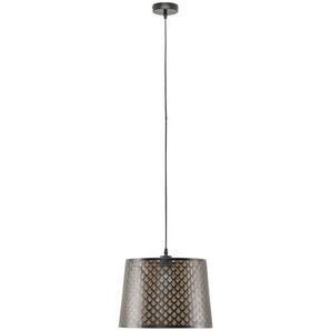 KHG Pendelleuchte  1-flammig  schwarz/goldfarben   ¦ schwarz ¦ Maße (cm): B: 35 H: 150 T: 35.0