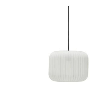 KHG Pendelleuchte 1-flammig Stoff weiß - weiß - Materialmix - 150 cm - 29.0 | Möbel Kraft