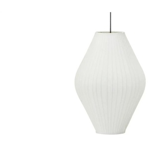 KHG Pendelleuchte 1-flammig Stoffschirm weiß - weiß - Materialmix - 150 cm - 30.0 | Möbel Kraft