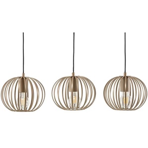 KHG Pendelleuchte   ¦ beige ¦ Maße (cm): B: 66 H: 150 T: 20.0