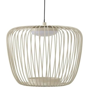 KHG Pendelleuchte ¦ beige ¦ Maße (cm): H: 150 Ø: 26