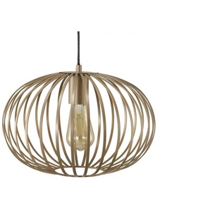 KHG Pendelleuchte ¦ beige ¦ Maße (cm): H: 150 Ø: 35