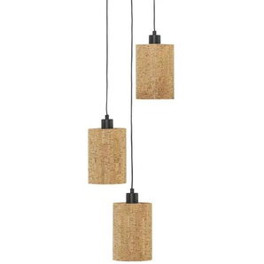 KHG Pendelleuchte   ¦ holzfarben ¦ Maße (cm): H: 150  Ø: 25