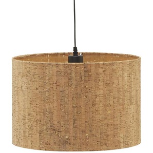 KHG Pendelleuchte  Cork ¦ holzfarben ¦ Maße (cm): H: 150  Ø: 38