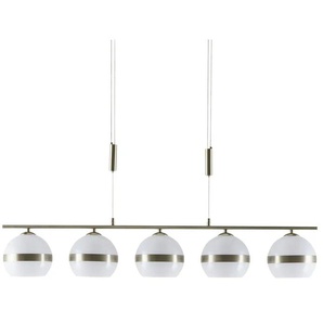 KHG Pendelleuchte - silber - Materialmix - 95 cm - 150 cm - cm 15,0 | Möbel Kraft