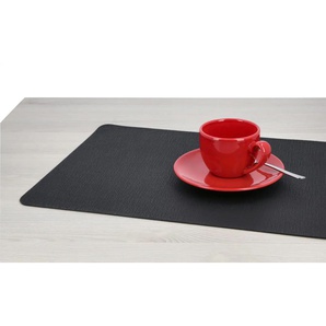 KHG Platzmatte - schwarz - Kunststoff - 33 cm | Möbel Kraft