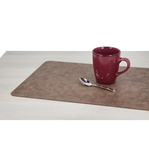 KHG Platzset - braun - Kunststoff - 33 cm | Möbel Kraft