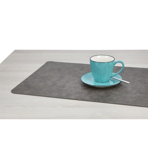 KHG Platzset - grau - Kunststoff - 33 cm | Möbel Kraft