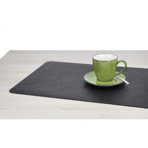 KHG Platzset - schwarz - Kunststoff - 33 cm | Möbel Kraft
