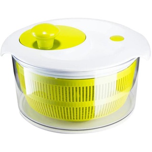 KHG Salatschleuder | weiß | Kunststoff | 24,5 cm | 18 cm | cm 18,0 |