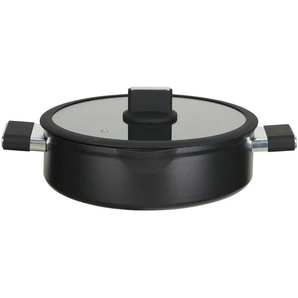KHG Serviertopf   ¦ schwarz ¦ Aluminium ¦ Maße (cm): H: 8,5  Ø: 28