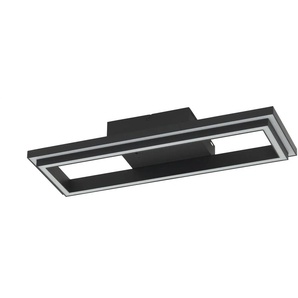 KHG Smart-Home Deckenleuchte, schwarz - schwarz - Metall - 20 cm - 7,8 cm - 60 cm | Möbel Kraft