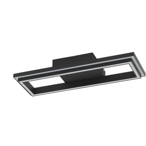 KHG Smart-Home Deckenleuchte  schwarz   ¦ schwarz ¦ Maße (cm): B: 20 H: 7,8 T: 60.0
