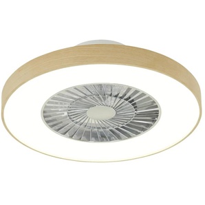 KHG Smart-Home Deckenventilator Eichenholzoptik - holzfarben - Materialmix - 21 cm - 60.0 | Möbel Kraft