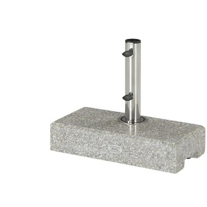 KHG Sonnenschirmständer aus Granit - Materialmix - 45 cm - 37,5 cm - cm 22,5 | Möbel Kraft
