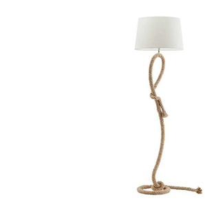 KHG Stehleuchte  1-flammig in Seiloptik ´gedreht´   ¦ holzfarben ¦ Maße (cm): H: 171  Ø: 46