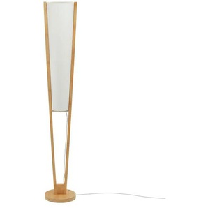 KHG Stehleuchte 2-flammig Bambus - holzfarben - Materialmix - 150 cm - 24.0 | Möbel Kraft