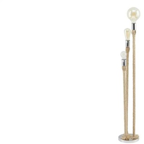KHG Stehleuchte 3-flammig Seiloptik - braun - Materialmix - 112 cm - 20.0 | Möbel Kraft
