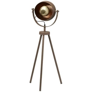 KHG Stehleuchte - braun - Materialmix - 32 cm - 91 cm - cm 34,0 | Möbel Kraft