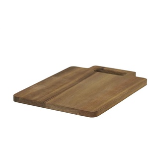 KHG Tablett eckig groß - holzfarben - Holz - 24,5 cm - 1,5 cm | Möbel Kraft