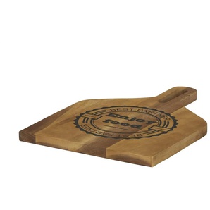 KHG Tablett eckig mit Aufdruck - holzfarben - Holz - 22 cm - 1,5 cm | Möbel Kraft
